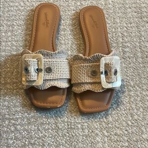 Women's Cream Sandals